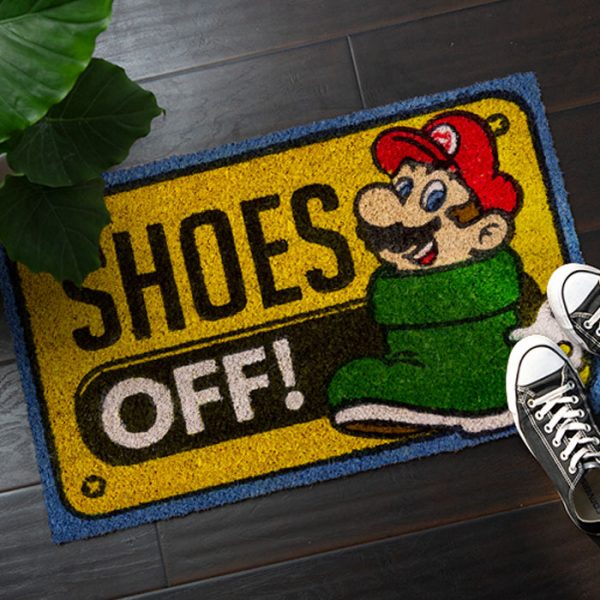 Super Mario - Shoes Off! Doormat