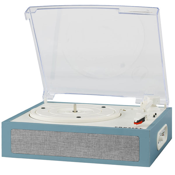 Shop Crosley FUSION Turntable and Carrying Case - TOURMALINE now music store dubai