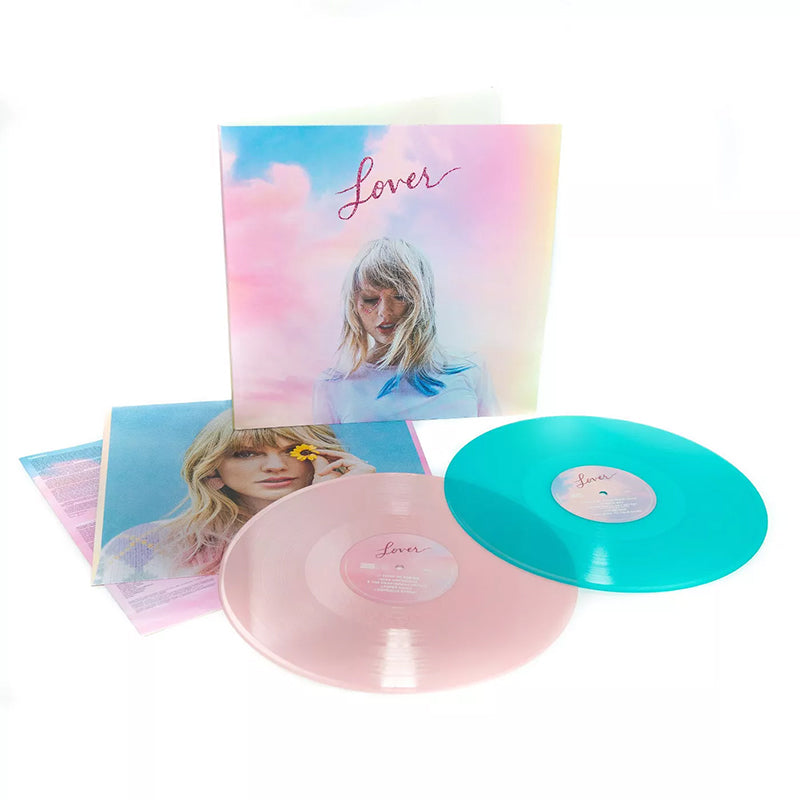 Taylor Swift - Lover (Baby Pink and Light Blue Translucent Vinyl) - 2LP