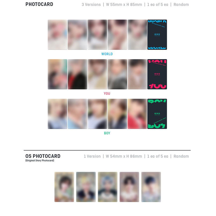 TXT (TOMORROW X TOGETHER) The Chaos Chapter : FREEZE - CD