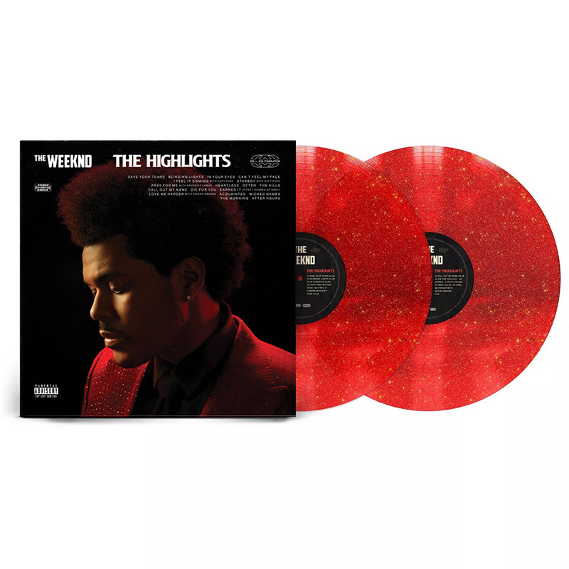 The Weeknd - The Highlights - 2LP (Limited Edition Red Sparkle Vinyl)