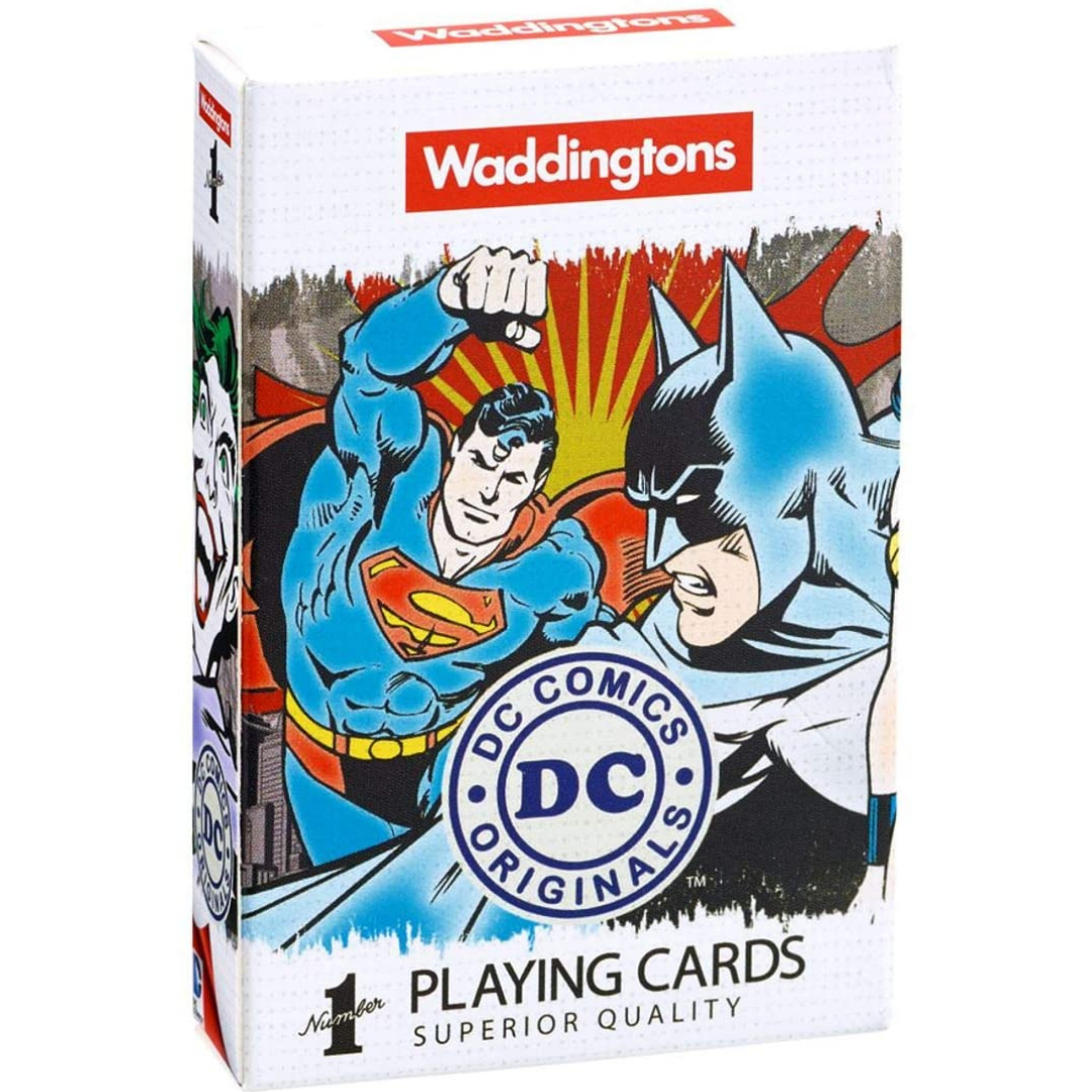 DC Comics Waddingtons Retro Number 1 Playing Cards