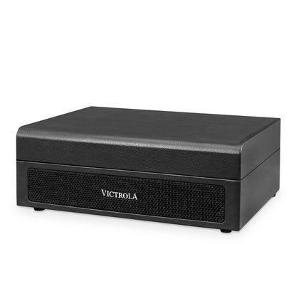 Victrola Black Premium Suitcase VSC-580BT Bluetooth Turntable Music Centre (Little scratch on unit) (AS IS)