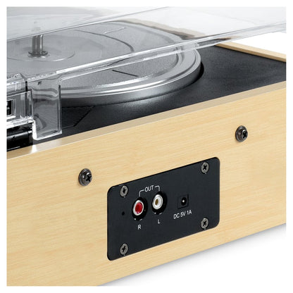 Victrola The Eastwood Bamboo VTA-72 Bluetooth Vinyl/Turntable Music Centre (Bad Box) (AS IS)