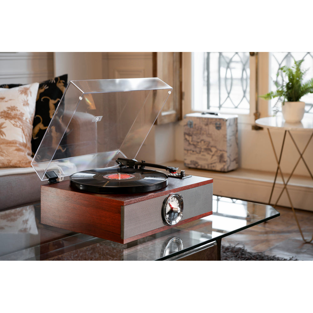 Victrola Park Avenue VTA-60 - 5-in-1 Bluetooth Record Player Turntable, CD, and Radio Music Centre (Damaged Box)