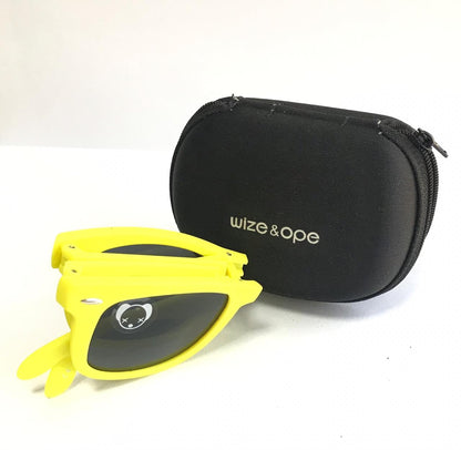 W&O - Fluo Yellow Foldable Sunglasses