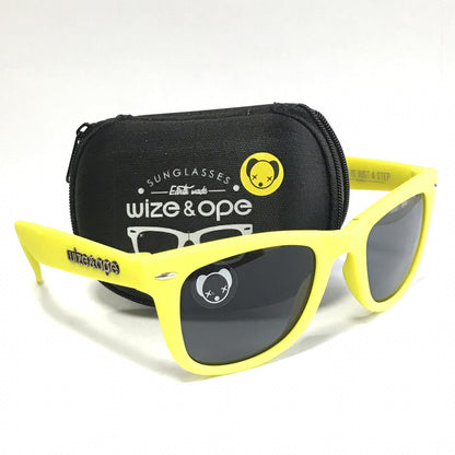 W&O - Fluo Yellow Foldable Sunglasses | Gift Shop Dubai