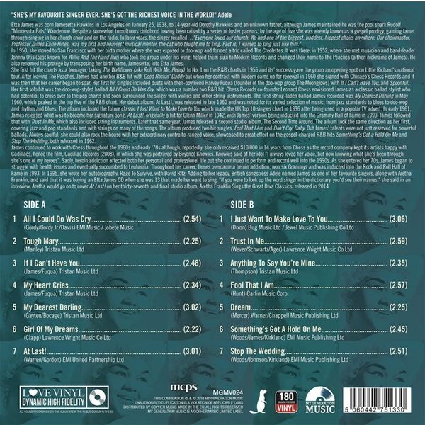 Etta James - Soul Sister - LP