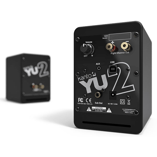 Kanto Speaker for PC Gaming Desktop (YU2MB) - Black