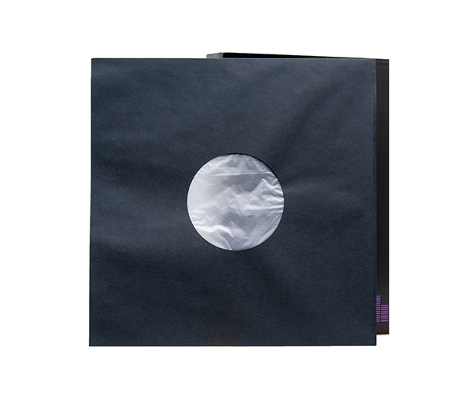 Audio Anatomy - 25 BLACK LP - 12 Inch Inner Sleeves Audiophile DeLuxe Poly-Lined double center hole