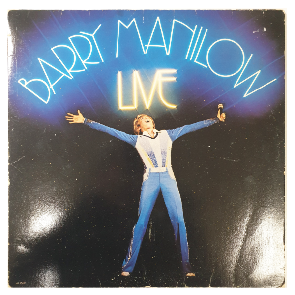 Barry Manilow - Live (cover is damaged by water) - LP - (Used Vinyl)