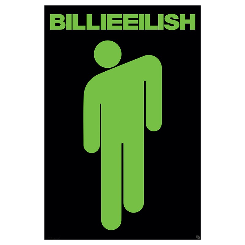 Billie Eilish - "Stickman"   - Poster Design  - BILLIE EILISH Licensed