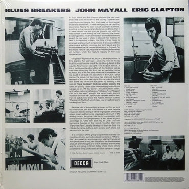 John Mayall With Eric Clapton - Blues Breakers - LP