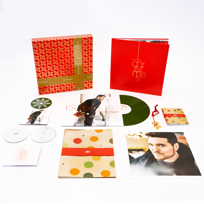 Michael Buble - Christmas - Green Vinyl - (10th Anniversary Super Deluxe Box Set) Limited Edition - LP/2CD/DVD