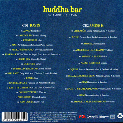 Buddha Bar - By Amine K & Ravin - 2CD