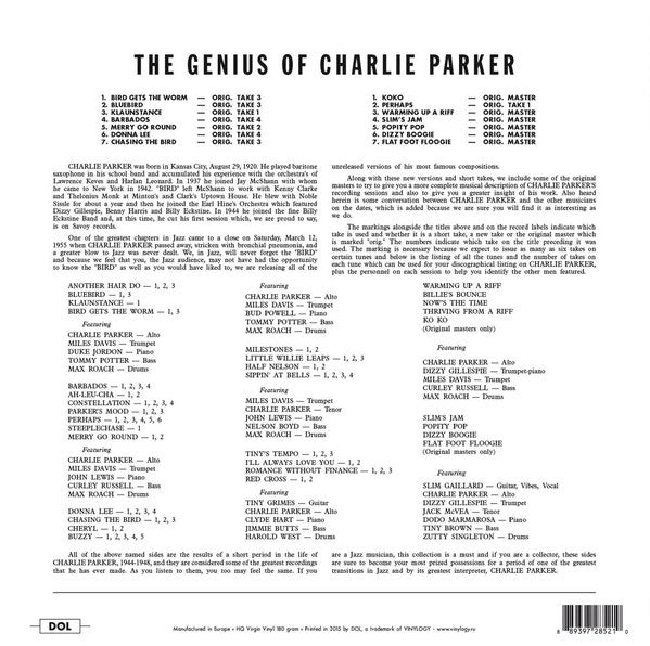 Charlie Parker - The Genius Of Charlie Parker - LP