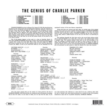 Charlie Parker - The Genius Of Charlie Parker - LP