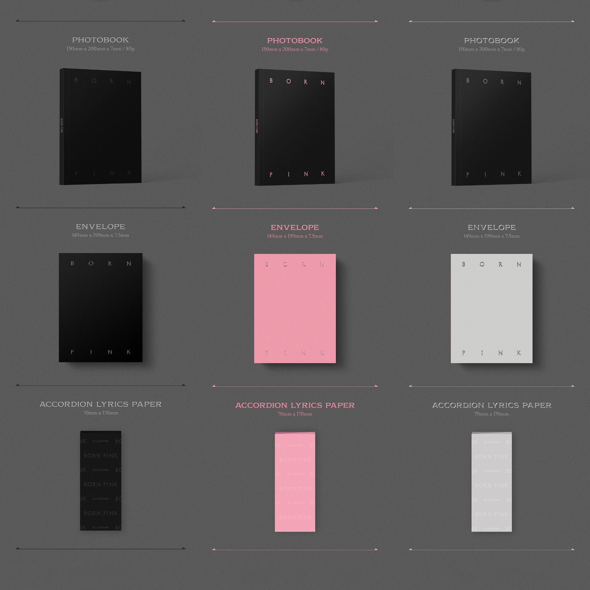 BLACKPINK - BORN PINK - K-Pop CD with Photobook, Selfie Photocard