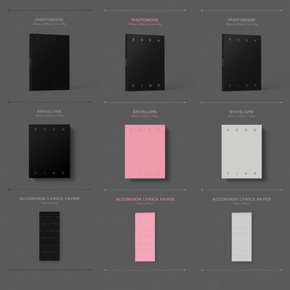 BLACKPINK - BORN PINK - K-Pop CD with Photobook, Selfie Photocard