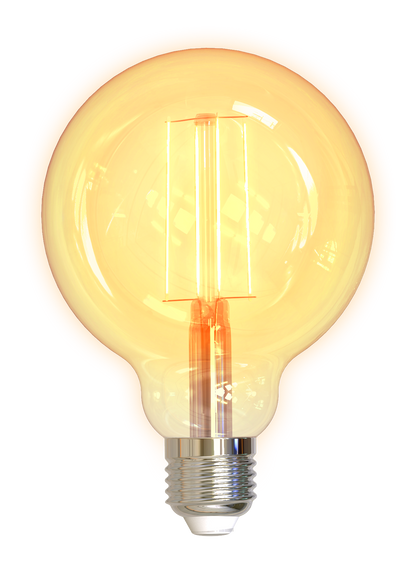 Deltaco Smart Home LED SH-LFE27G95 G95, E27, 5.5W, Wi-Fi 2.GHz White CCT Smart Bulb