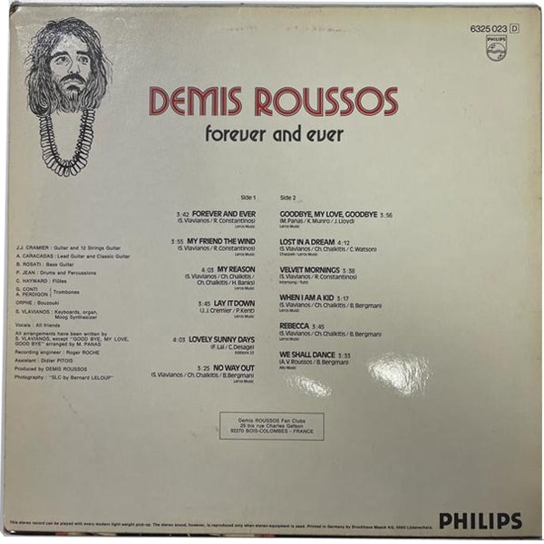Demis Roussos - Forever And Ever - LP - (Used Vinyl)