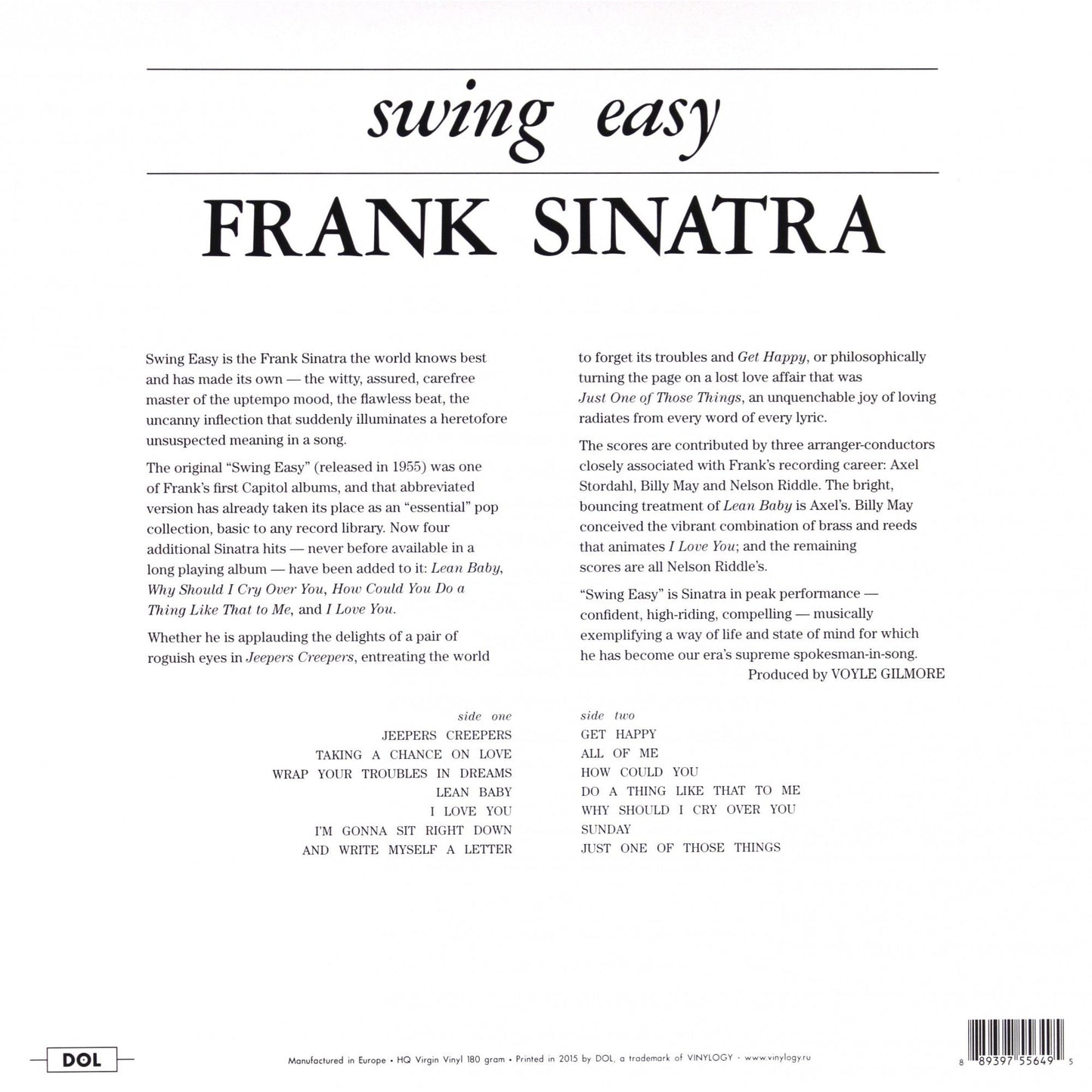 Frank Sinatra music cds