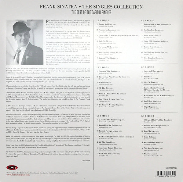 Frank Sinatra - Singles Collection (White Vinyl) - 3LP