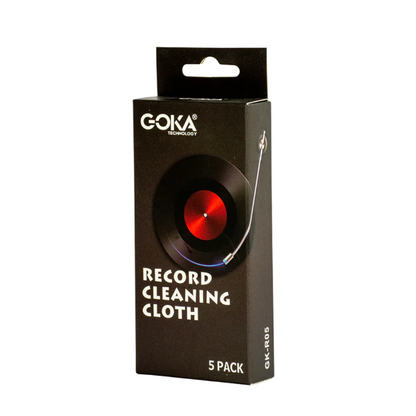 GK-R05 - MICROFIBER RECORD CLEANING CLOTH 5 PACK