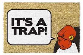 Star Wars - 'It's A Trap' Doormat