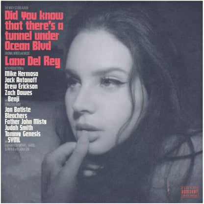 Lana Del Rey - Did You Know That There's A Tunnel Under Ocean Blvd (Limited Dark Pink Vinyl / Alt Cover / Poster) - 2LP
