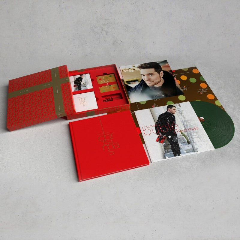 Michael Buble - Christmas - Green Vinyl - (10th Anniversary Super Deluxe Box Set) Limited Edition - LP/2CD/DVD
