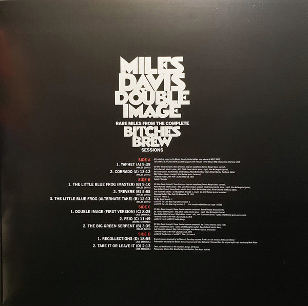 Miles Davis - Double Image: Rare Miles From The Complete Bitches Brew Sessions (Opaque Red Vinyl/RSD 2020) - 2LP