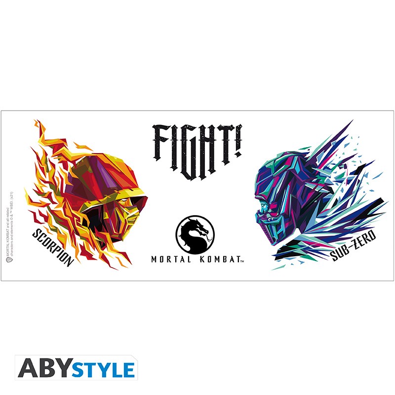 Mortal Kombat 320 ml Scorpion vs Sub-Zero  Mug Design MORTAL KOMBAT Licensed