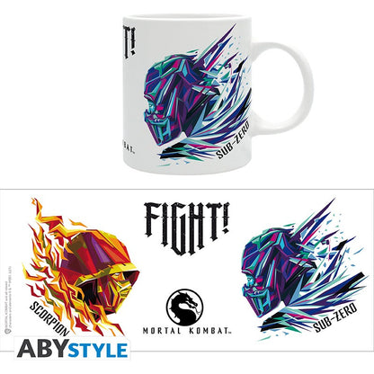 Mortal Kombat 320 ml Scorpion vs Sub-Zero  Mug Design MORTAL KOMBAT Licensed