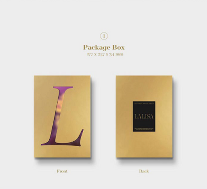 LISA - FIRST SINGLE ALBUM LALISA (GOLD Ver.)