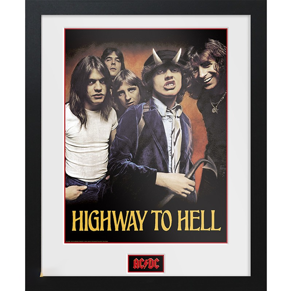 Framed Poster - AC/DC - "Highway to Hell"
