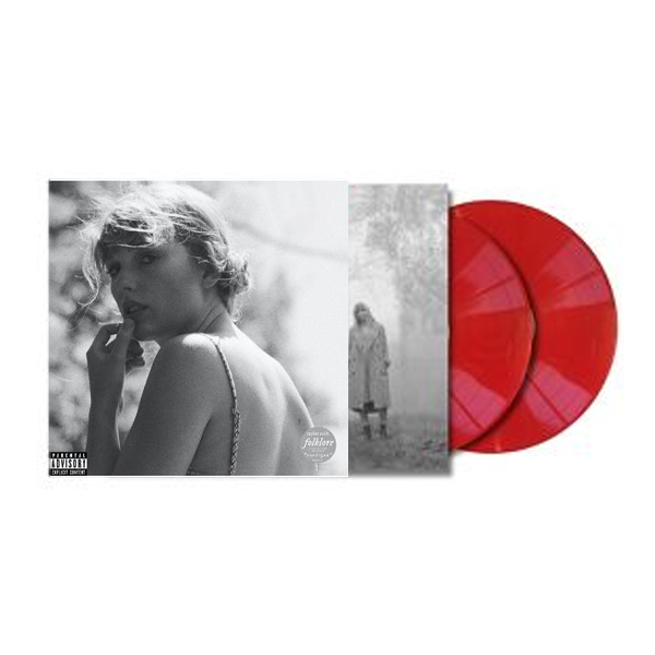 Taylor Swift - Folklore (Limited Edition Red "Meet Me Behind The Mall" Vinyl) - 2LP