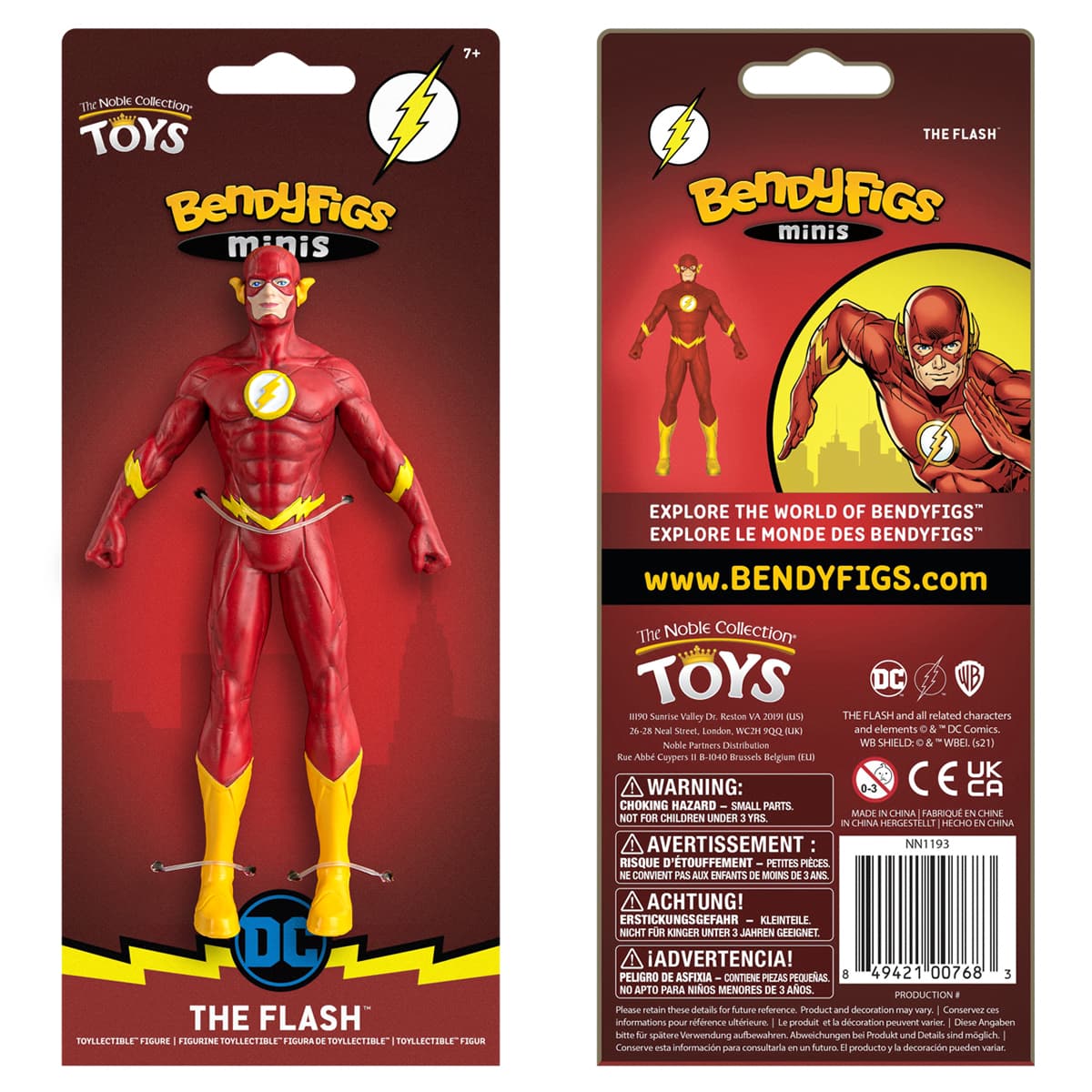 Dc Comics Flash Mini Bendyfig Figurine