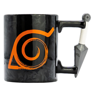 Mug 3D - Naruto Shippuden handle - Kunai Konoha