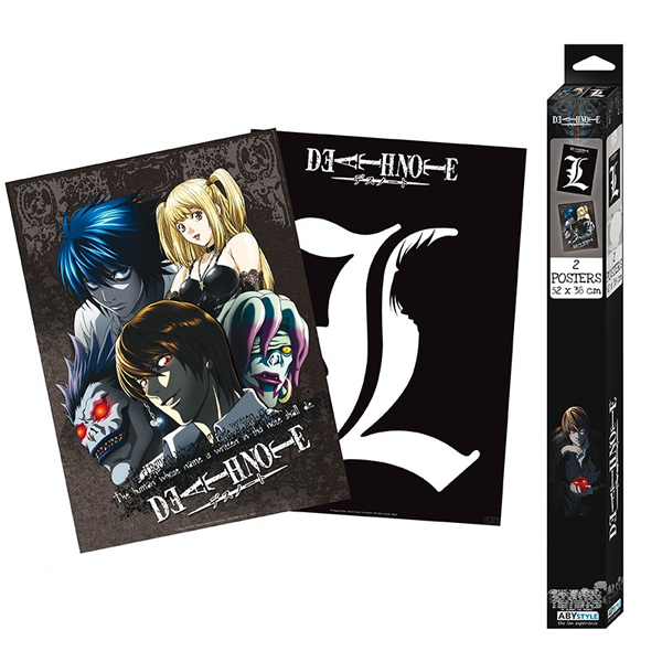 Poster Set - Death Note -  L & Group