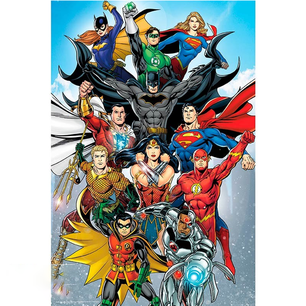 Poster - DC COMICS - DC Comics Rebirth (91.5x61)