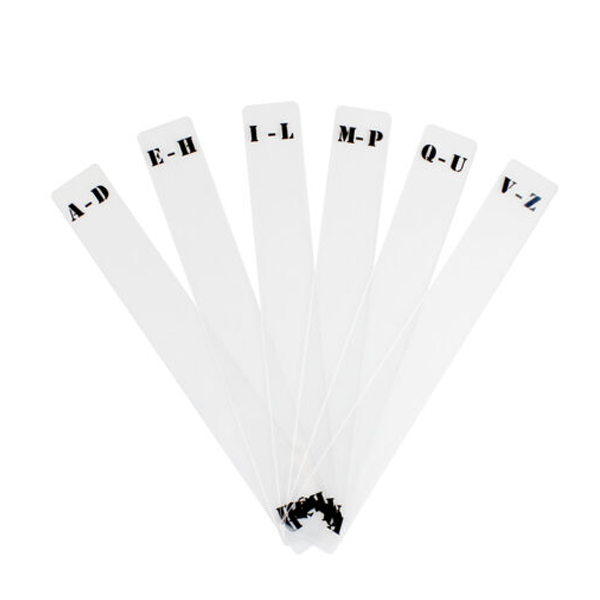 Record Dividers ( A-Z) Acrylic - 6PCS