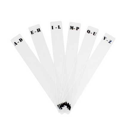 Record Dividers ( A-Z) Acrylic - 6PCS
