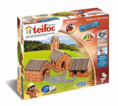 Teifoc TEI 4310 Stone Construction kit Village 155 pieces Brick Construction Kit
