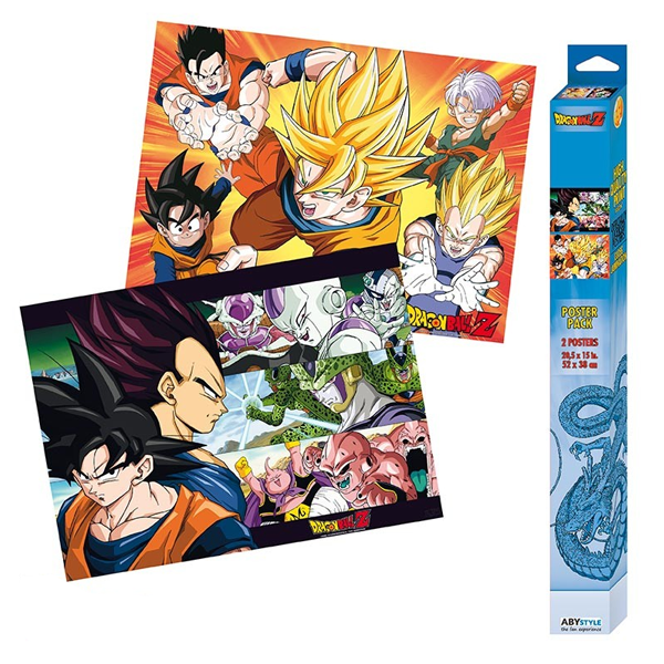 Poster Set - Dragon Ball -  Saiyans