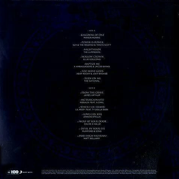 Various -  For The Throne - Music Inspired By Game Of Thrones - LP