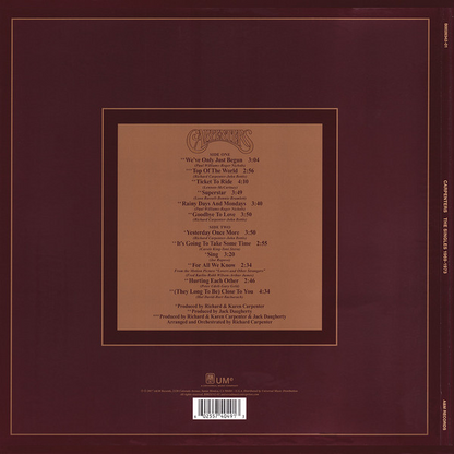Carpenters - The Singles 1969–1973 - LP. Shop now online in UAE