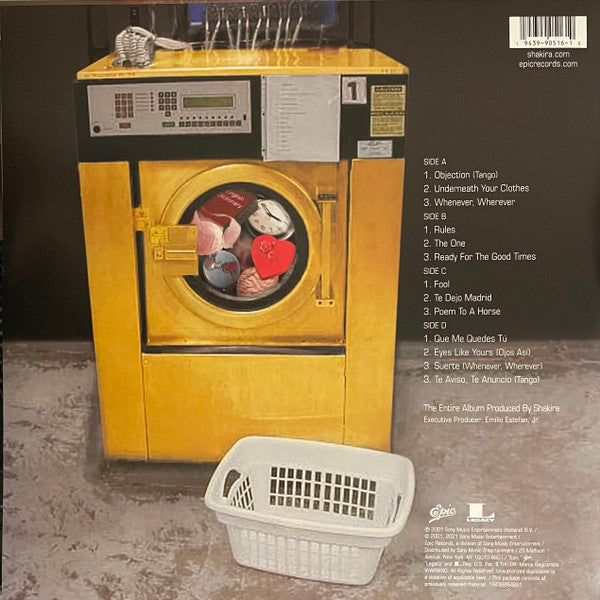 Shakira -  Laundry Service (Yellow Vinyl) - 2LP