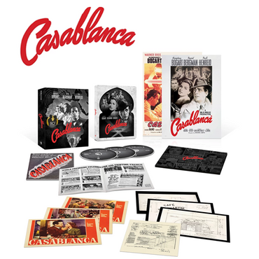 Casablanca - 80th Anniversary Ultimate Collector's Steelbook - 4K Ultra HD - Blu-ray