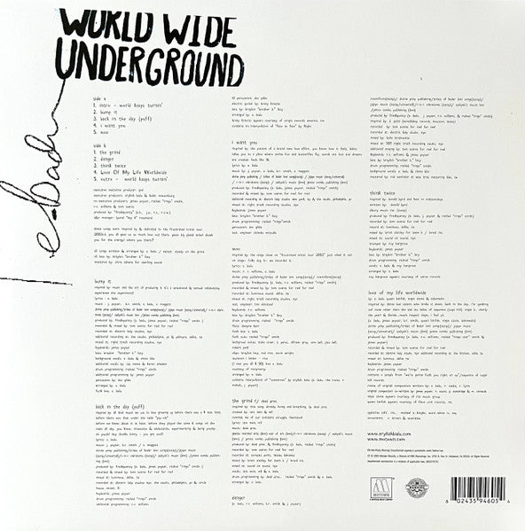 Erykah Badu - Worldwide Underground (Coloured Vinyl) - LP